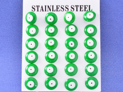 12 pairs Stainless Steel Earrings ES-1649