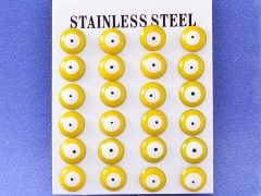 12 pairs Stainless Steel Earrings ES-1650