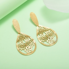 stainless steel gold plated Hoop earrings jewelry for women  XXXE-0296