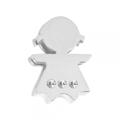 Stainless Steel Basic Charms for Keeper Bracelets  PMS046