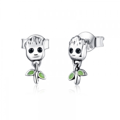 sterling silver fashion earrings jewelry SCE900
