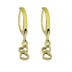 stainless steel fashion gold earrings hooks  PE073