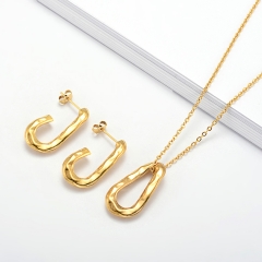 Stainless steel necklace set for women STAO-3876B