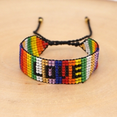 Women Handmade Miyuki Seed Beads Bracelets   MG-B190011