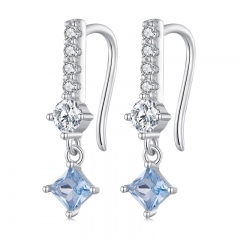 925 Sterling Silver Fashion Earring jewelry for Women  SCE1586