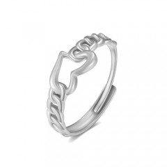 Stainless Steel Cheap Open Adjustable Ring  PRPR0065