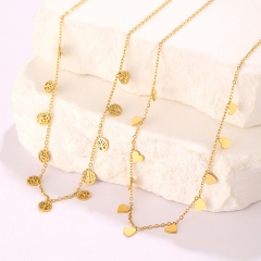 Gold Plated Jewelry Stainless Steel Necklace NS-1454