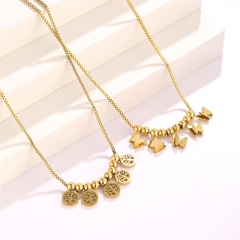 Gold Plated Jewelry Stainless Steel Necklace NS-1421