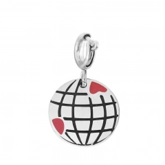 Stainless Steel Clasp Pendant Charm for Bracelet and Necklace   TK0170