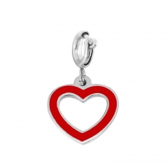 Stainless Steel Clasp Pendant Charm for Bracelet and Necklace   TK0176R