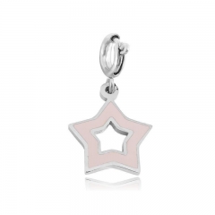 Stainless Steel Clasp Pendant Charm for Bracelet and Necklace   TK0213P