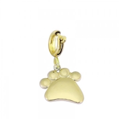 Movable 18K Gold Plated Lobster Clasp Pendant Charm for Bracelet  TK0122T
