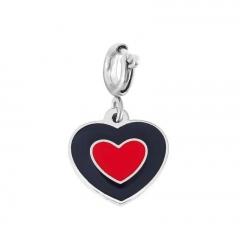 Stainless Steel Clasp Pendant Charm for Bracelet and Necklace   TK0181K