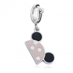 Stainless Steel Clasp Pendant Charm for Bracelet and Necklace   TK0224P
