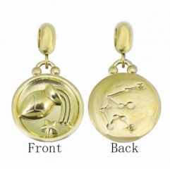 Stainless Steel 18K Gold plated pendant charm Jewelry Accessory  PD0873GG