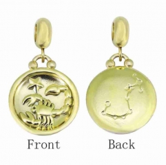 Stainless Steel 18K Gold plated pendant charm Jewelry Accessory  PD0873MG
