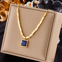 new stainless steel women gold plated necklace NS-1635