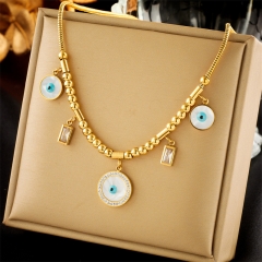 new stainless steel women gold plated necklace NS-1611