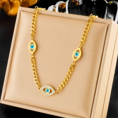 new stainless steel women gold plated necklace NS-1626