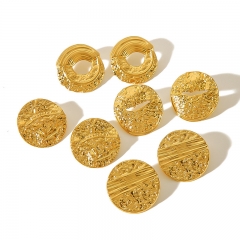 Women Jewelry Stainless Steel Gold drop Earrings ES-2799