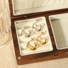 Women Jewelry Stainless Steel Gold drop Earrings  ES-2811
