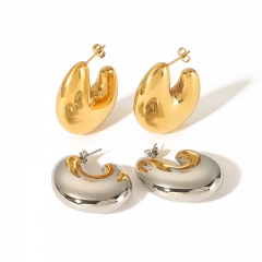 Women Jewelry Stainless Steel Gold drop Earrings ES-2822