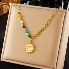 gold plated stainless steel necklace for women jewelry NS-1872