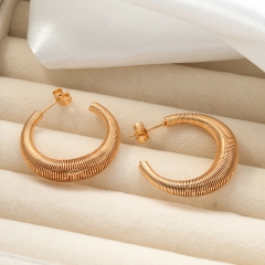 stainless steel minimalist gift jewelry earrings for womenES-3018G
