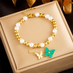gold stainless steel bracelet women jewelry  BS-2589