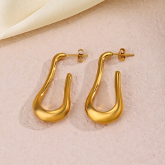 stainless steel gold plated top quality fashion earrings for women  ES-3068G