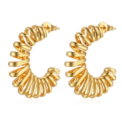 stainless steel minimalist gift jewelry earrings for womenES-3004G