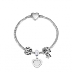 Stainless Steel Heart Bracelet Charms Wholesale  XK3432