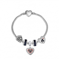 Stainless Steel Heart Women charms Bracelet  XK5034