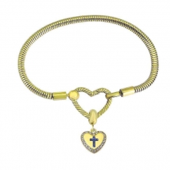 Stainless Steel Heart Bracelet Charms Wholesale  PDM255