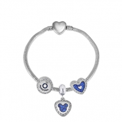 Stainless Steel Heart Bracelet Charms Wholesale  XK3366