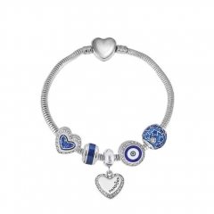 Stainless Steel Heart Women charms Bracelet  XK5019