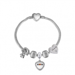 Stainless Steel Heart Women charms Bracelet  XK5011