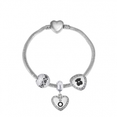 Stainless Steel Heart Bracelet Charms Wholesale  XK3381