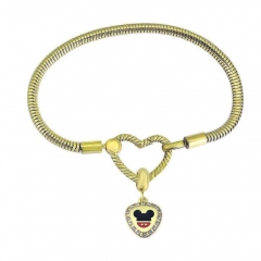 Stainless Steel Heart Bracelet Charms Wholesale  PDM244