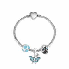 Stainless Steel Heart Women charms Bracelet  XK3667
