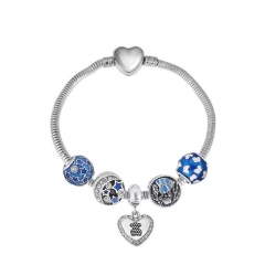 Stainless Steel Heart Women charms Bracelet  XK5021