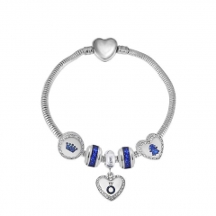 Stainless Steel Heart Women charms Bracelet  XK5026