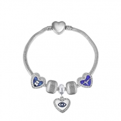 Stainless Steel Heart Women charms Bracelet  XK5037