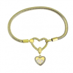 Stainless Steel Heart Bracelet Charms Wholesale  PDM267