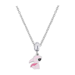 Stainless Steel Gold plated Charms Necklace  PDN232