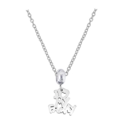 Stainless Steel Gold plated Charms Necklace  PDN216