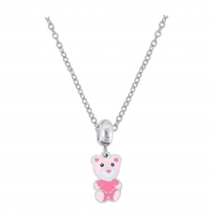 Stainless Steel Gold plated Charms Necklace  PDN240