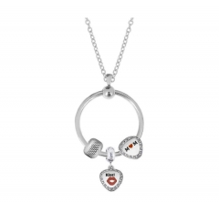 stainless steel charm necklace for girl PDN804