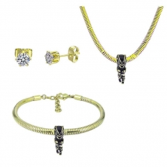Stainless Steel Pandent Charms Jewelry Set   PDS333