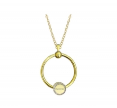 stainless steel charm necklace for girl PDN823